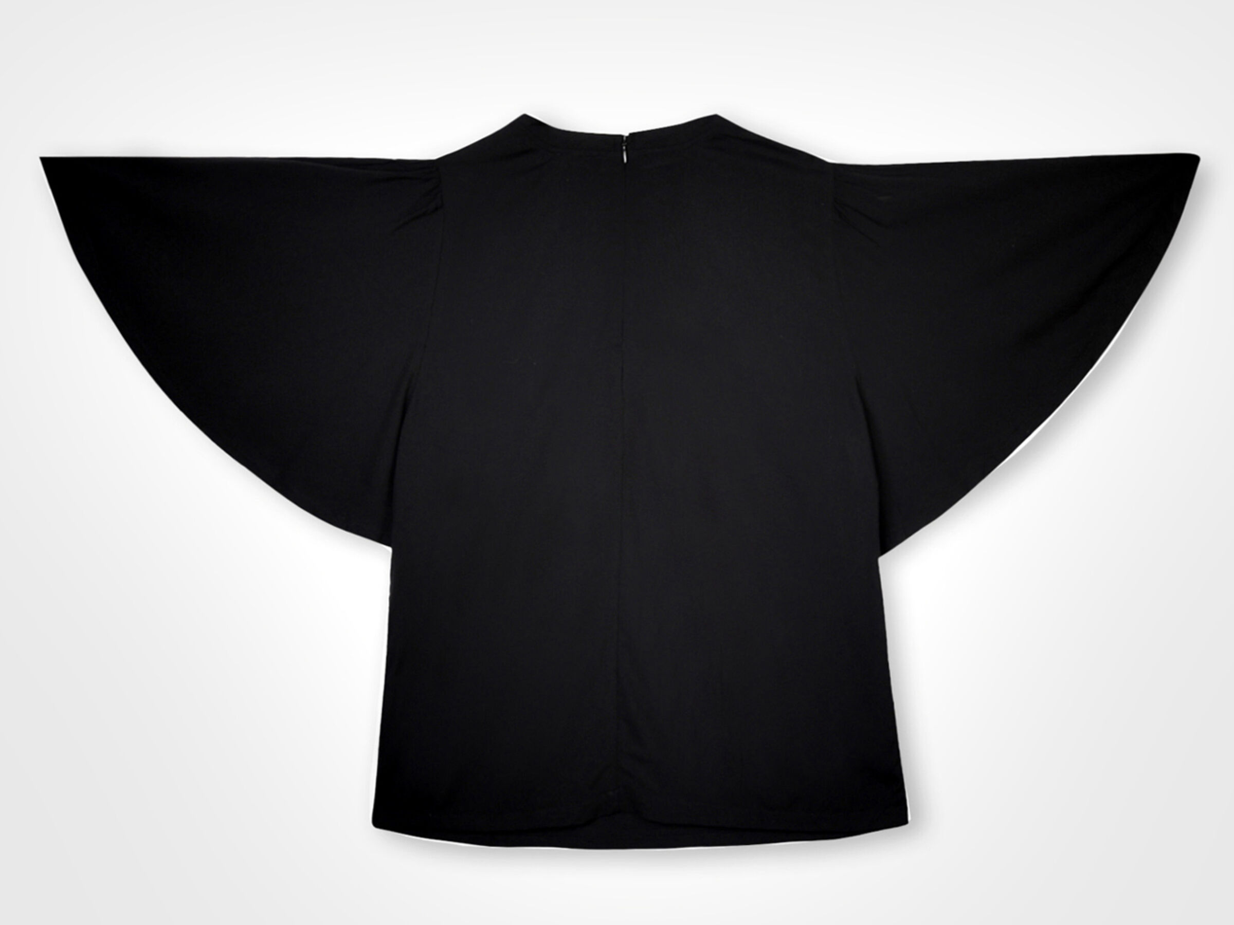 Solid Top with Frill Sleeves image number 8